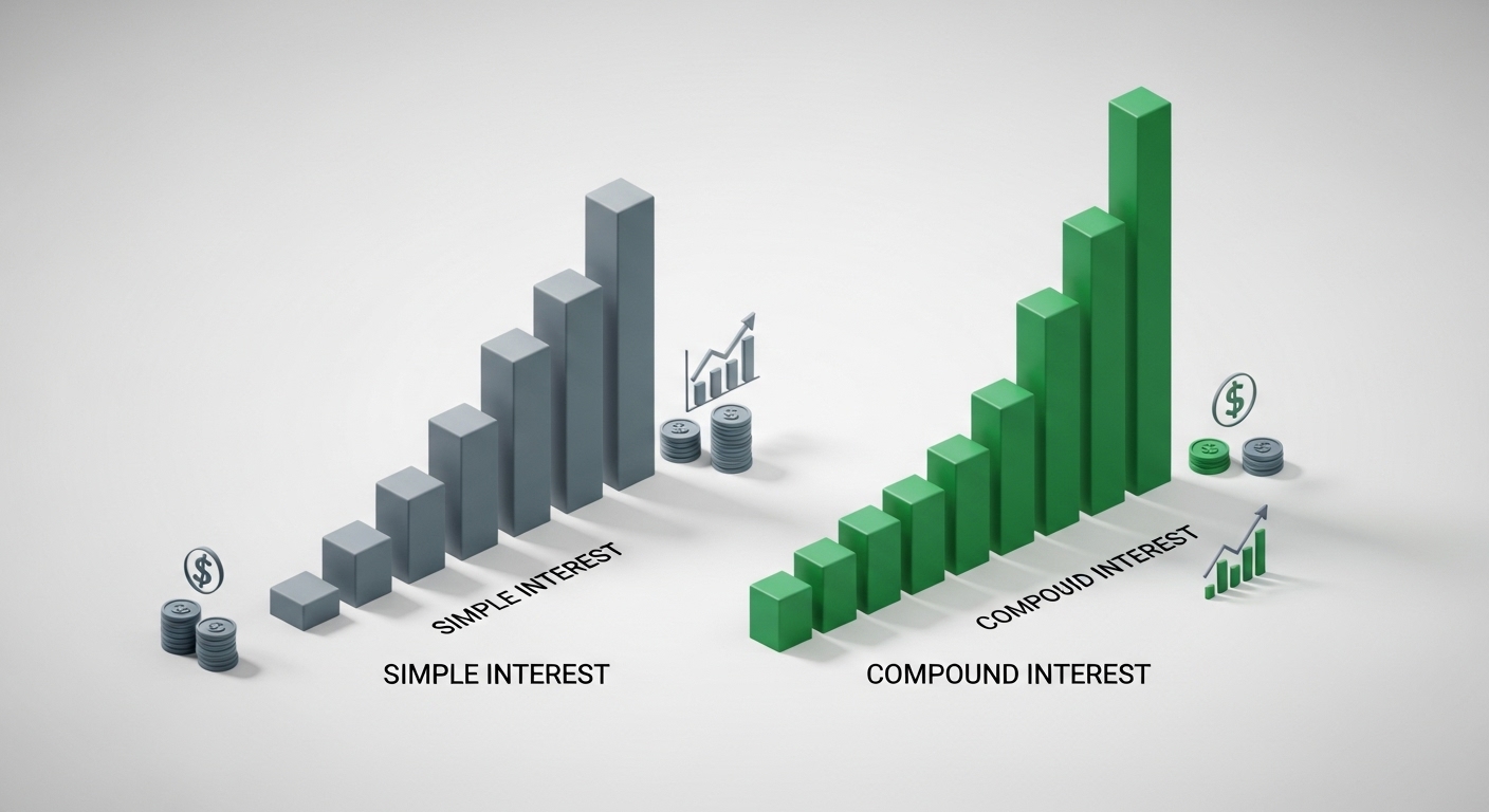 Simple vs. Compound Interest: Why Time is More Important Than Money